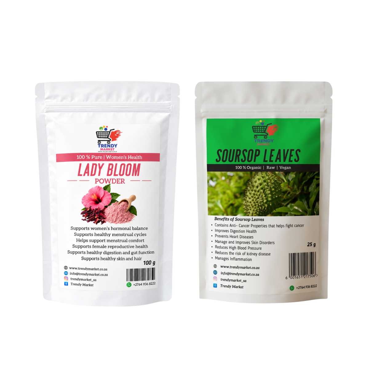 Lady Bloom Powder + Soursop Leaves Combo