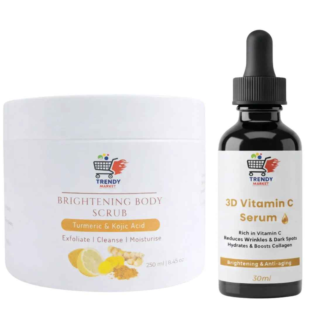 Brightening Body Scrub & 3D Vitamin C Serum