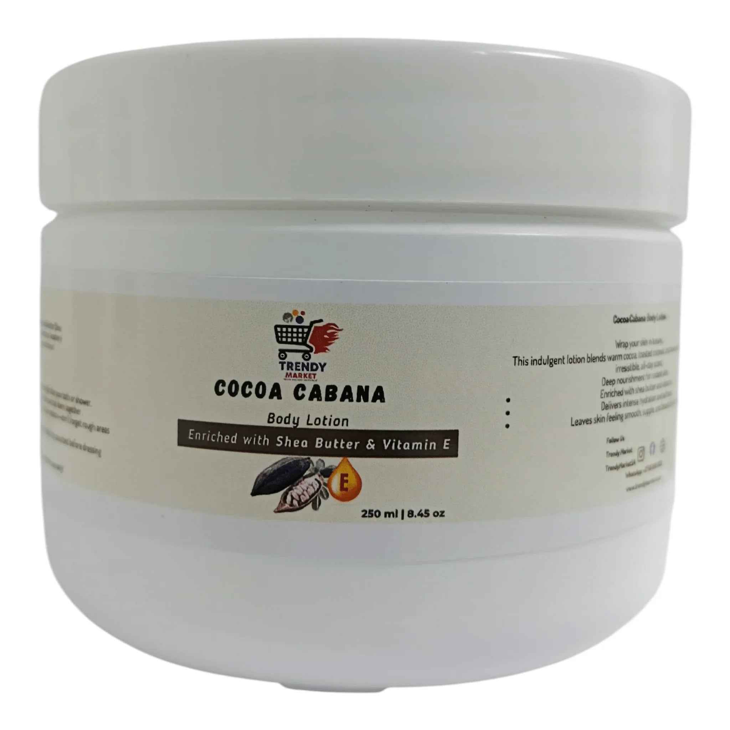 Cocoa Cabana Body Lotion (Enriched With Shea Butter & Vitamin E)