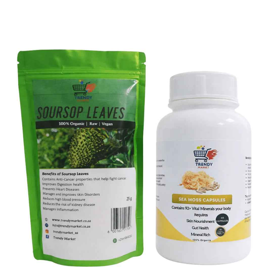 Soursop Leaves & Sea Moss Capsules Combo