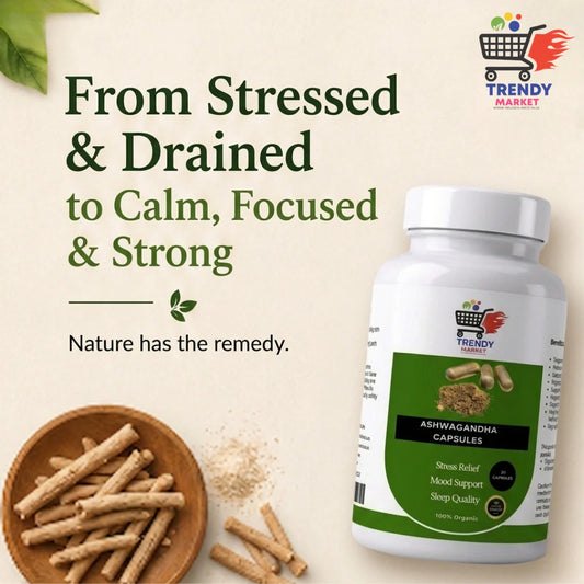 From Stressed & Drained to Calm, Focused & Strong: How Ashwagandha May Support Your Daily Well-Being