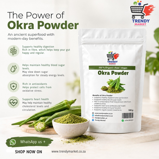 Okra Is More Than Just That Slimy Vegetable! 🌿 6 Benefits of Okra Powder You Probably Didn't Know