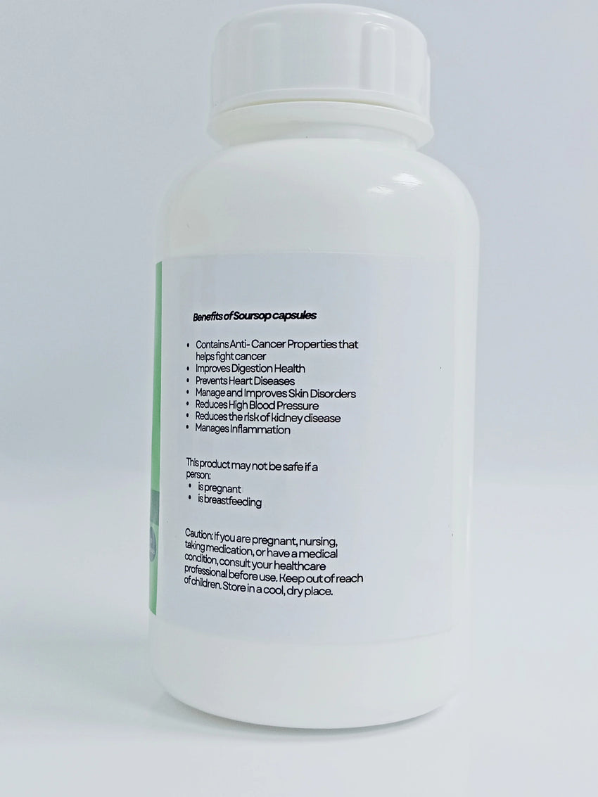 Soursop Graviola Capsules (30) - Trendy Market
