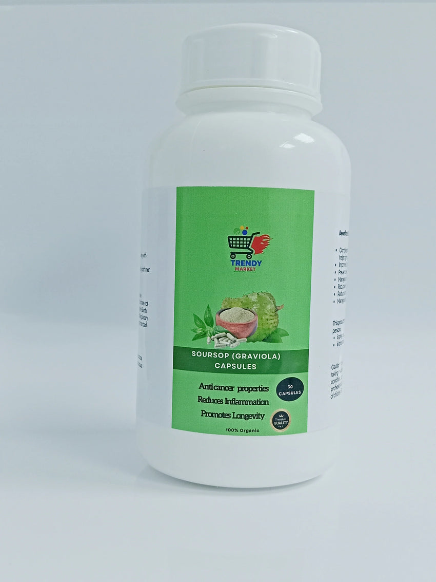Soursop Graviola Capsules (30) - Trendy Market