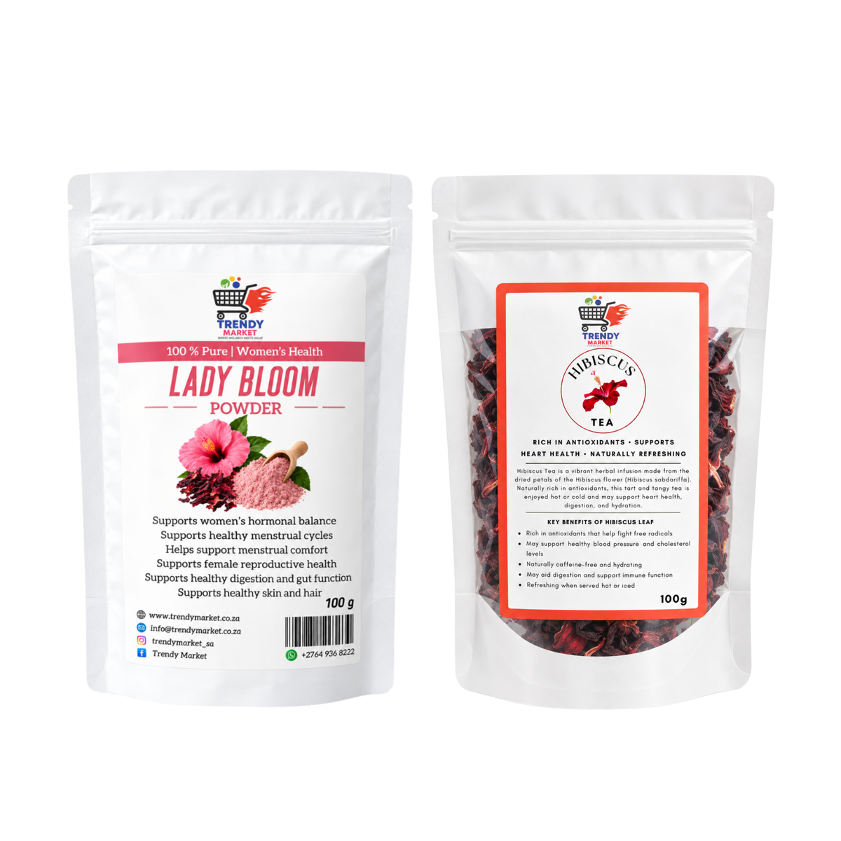 Lady Bloom Powder + Hibiscus Combo