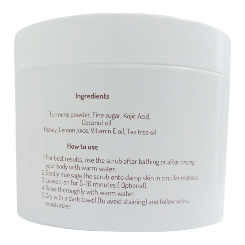 Brightening Body Scrub ( Tumeric & Kojic Acid)