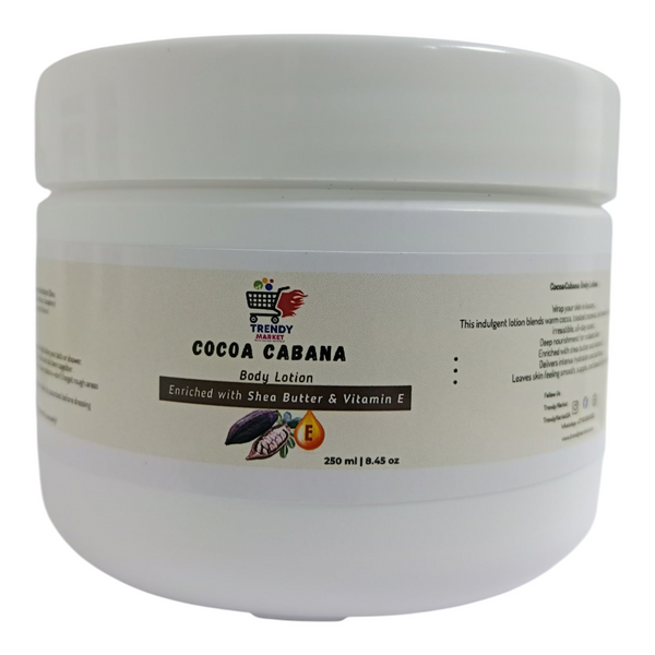 Cocoa Cabana Body Lotion (Enriched with Shea Butter & Vitamin E) - Trendy Market
