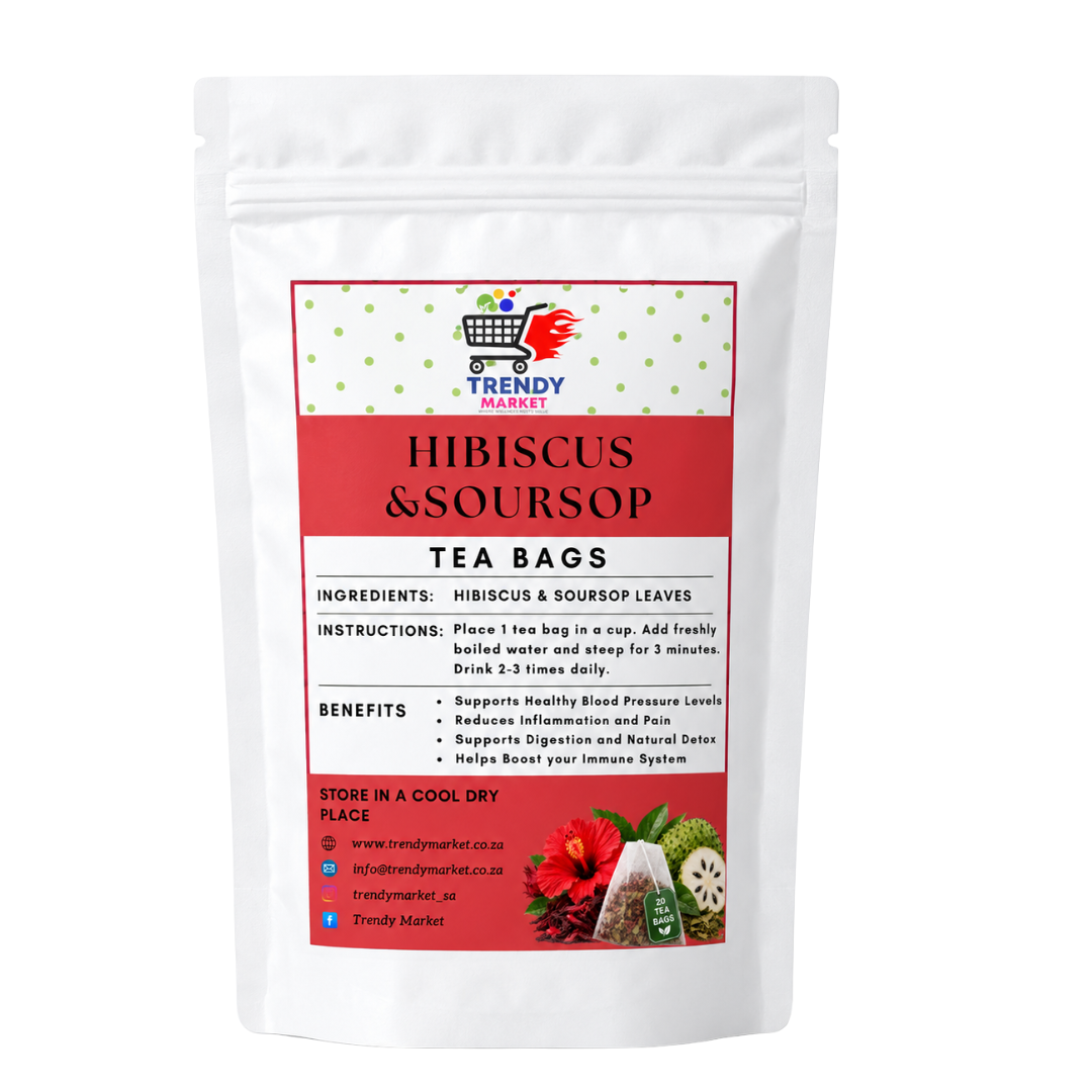 Hibiscus & Soursop Tea Bags – 20 Tea Bags
